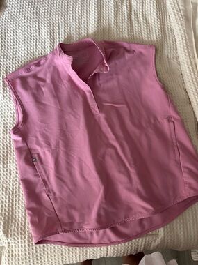 FIGS Pink Sleeveless Medical Top Rafaela- discontinued pink cloud color